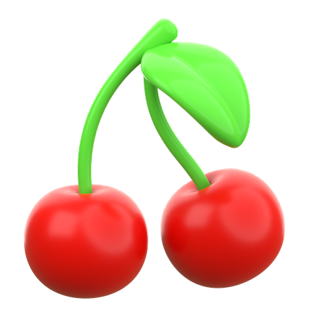 Cereza  3D Icon