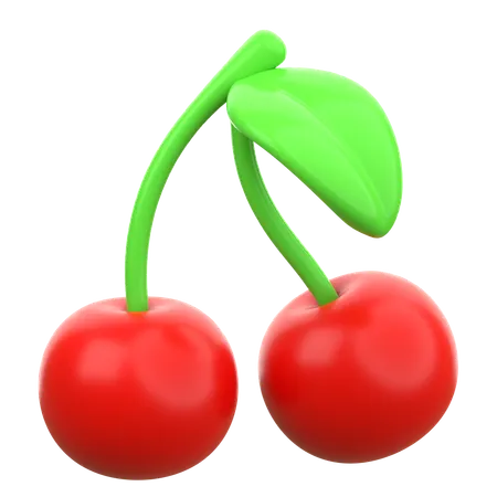 Cereza  3D Icon