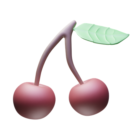 Cereza  3D Icon