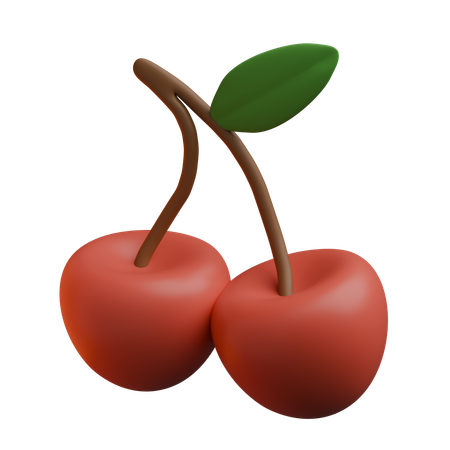 Cereza  3D Icon