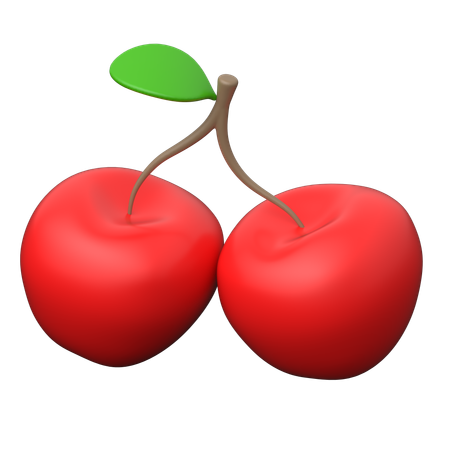 Cereza  3D Icon