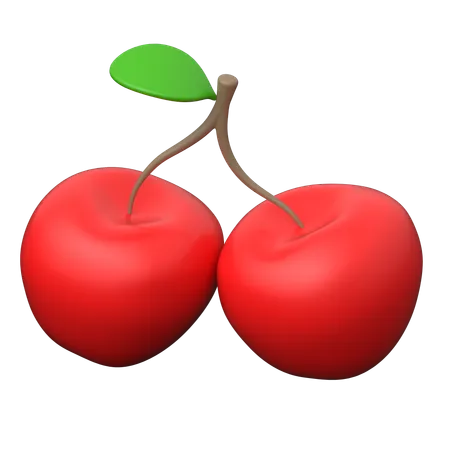 Cereza  3D Icon