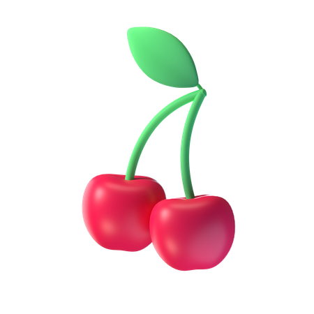 Cereza  3D Illustration