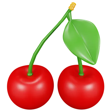 Cereza  3D Icon