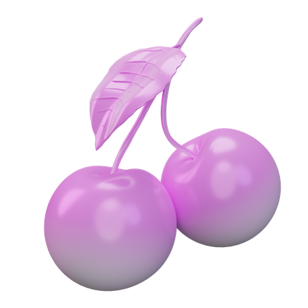 Cereza  3D Icon