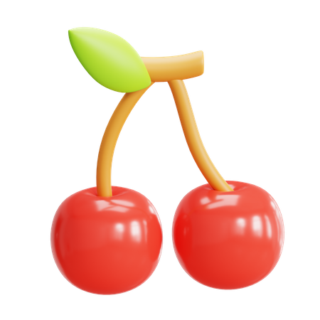 Cereza  3D Icon