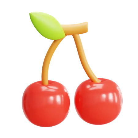 Cereza  3D Icon