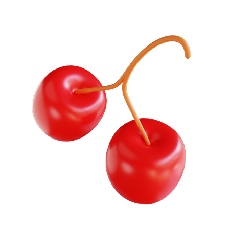 Cereza  3D Icon