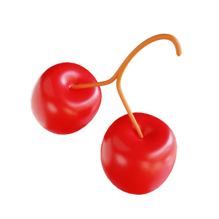 Cereza  3D Icon