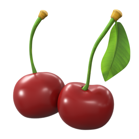 Cereza  3D Icon