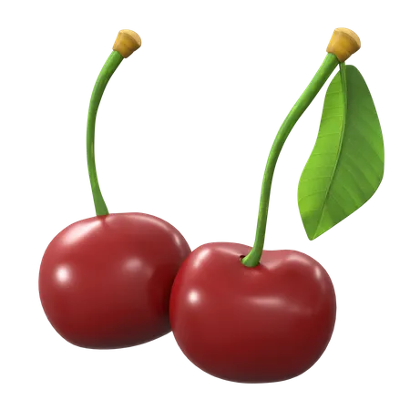 Cereza  3D Icon