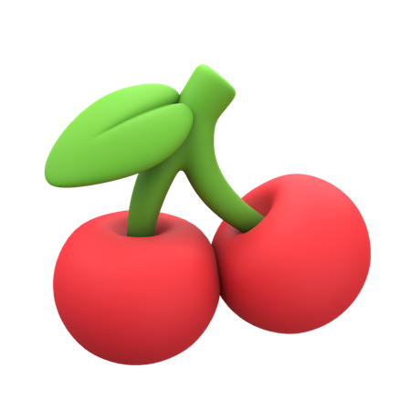 Cereza  3D Icon