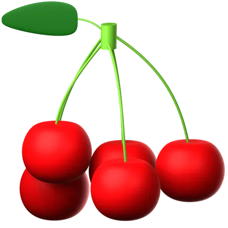 Cereza  3D Icon