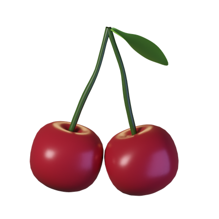 Cereza  3D Icon