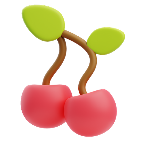 Cereza  3D Icon