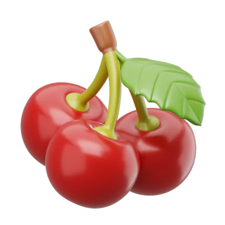 Fruta de cereza  3D Icon