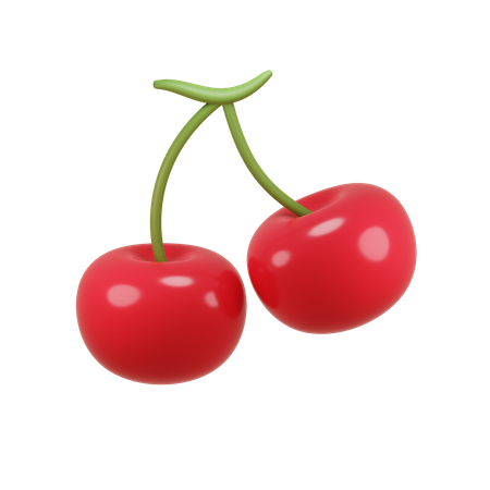 Cerezas  3D Icon