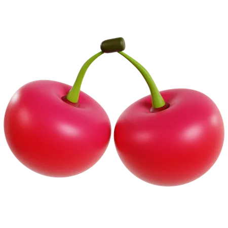 Cerezas  3D Icon