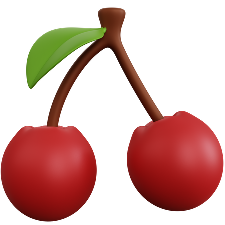 Cerezas  3D Icon