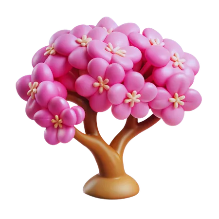 Arbol de flor de cereza  3D Icon