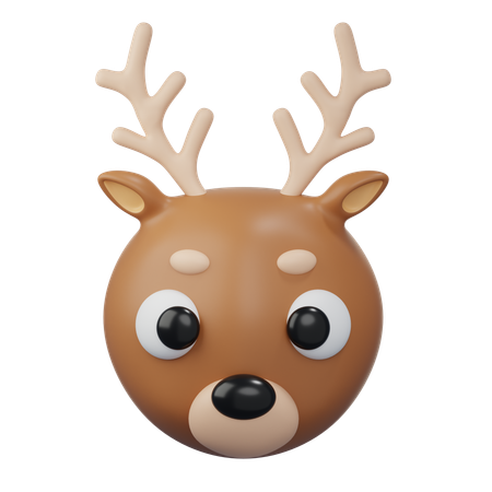 Cerf  3D Icon