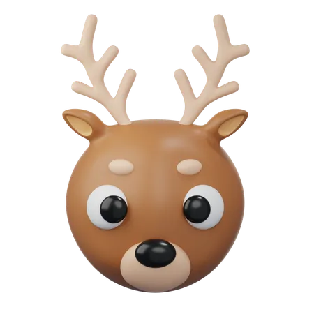 Cerf  3D Icon