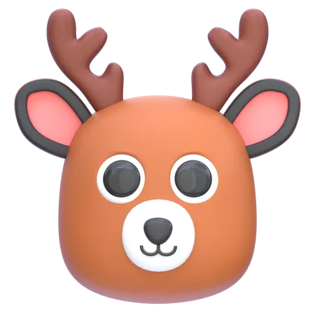 Cerf  3D Icon