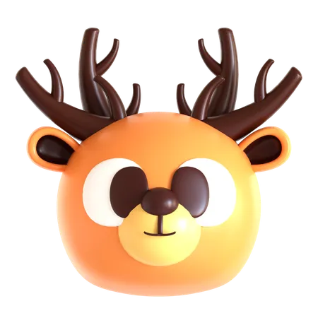 Cerf  3D Icon