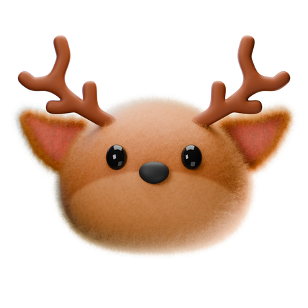 Cerf  3D Icon