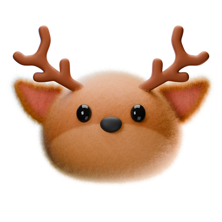 Cerf  3D Icon