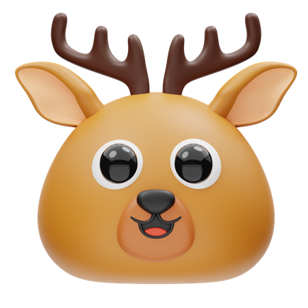 Cerf  3D Icon