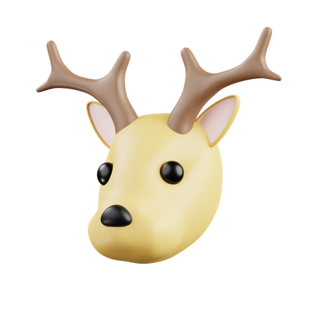 Cerf de Noël  3D Icon