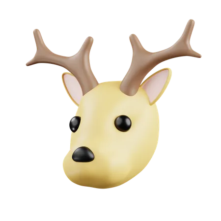 Cerf de Noël  3D Icon