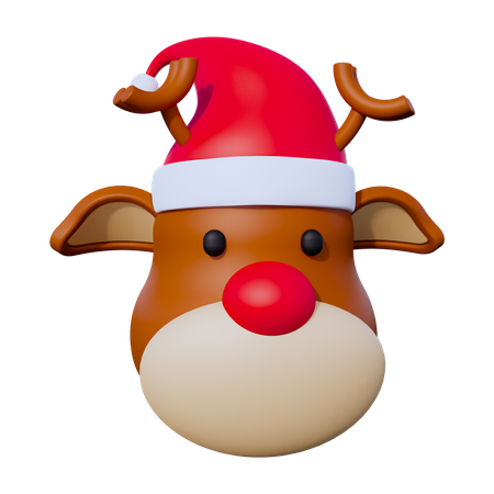 Cerf de Noël  3D Icon