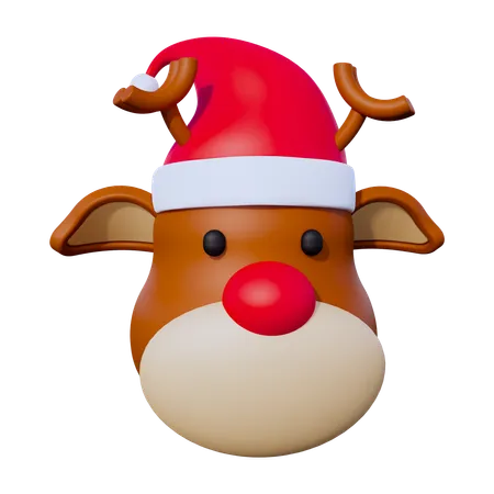 Cerf de Noël  3D Icon