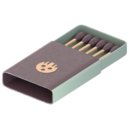 Cerilla de madera  3D Icon