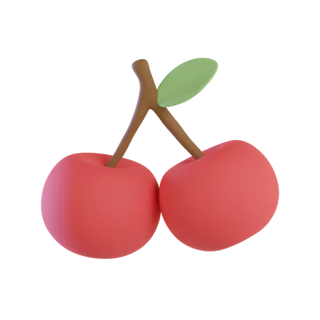 Cerise  3D Icon