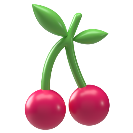 Cerises  3D Icon