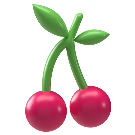 Cerises  3D Icon