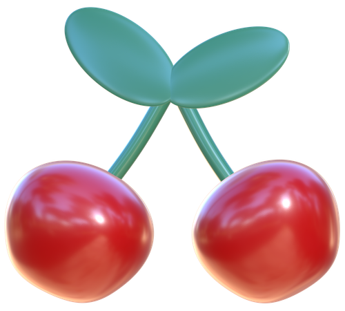 Cerises  3D Icon