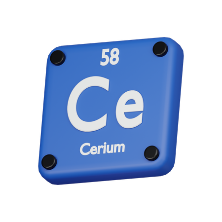 Cerium  3D Icon