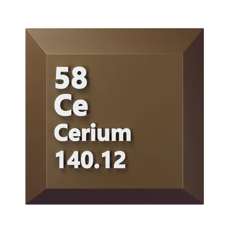 Cerium  3D Icon