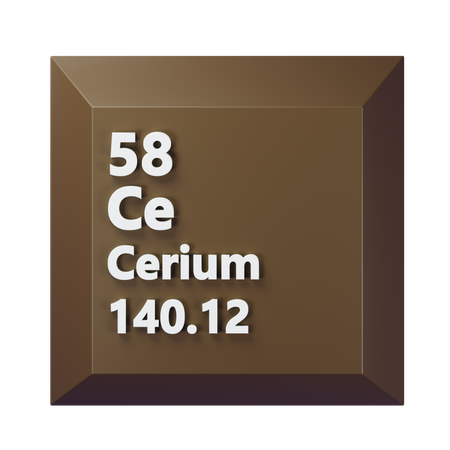 Cerium  3D Icon