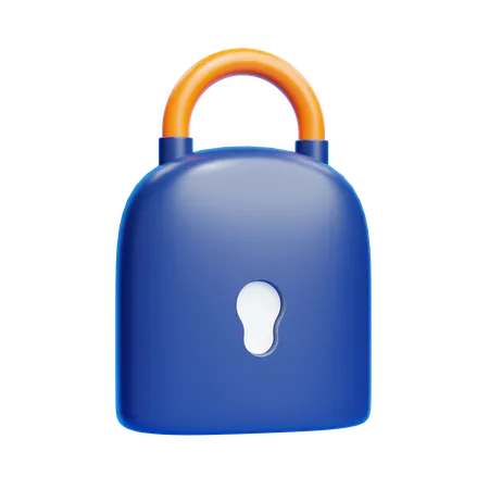 Cerradura de seguridad  3D Icon