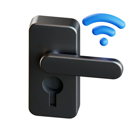Cerradura de puerta inteligente  3D Icon