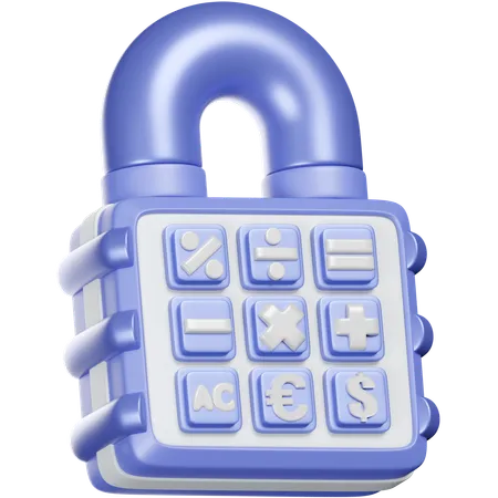 Candado de seguridad  3D Icon