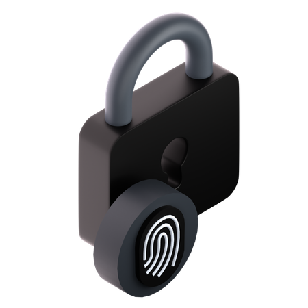 Cerradura segura  3D Icon