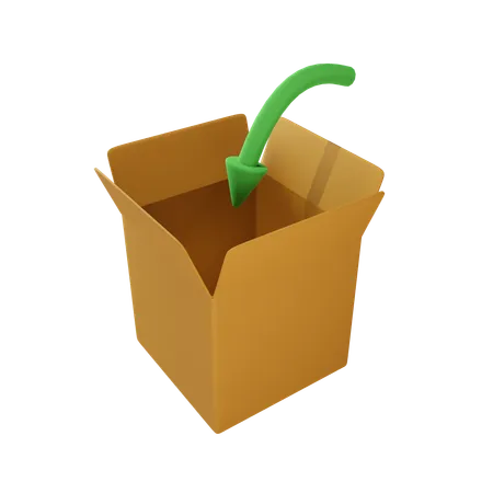 Cerrar caja  3D Icon