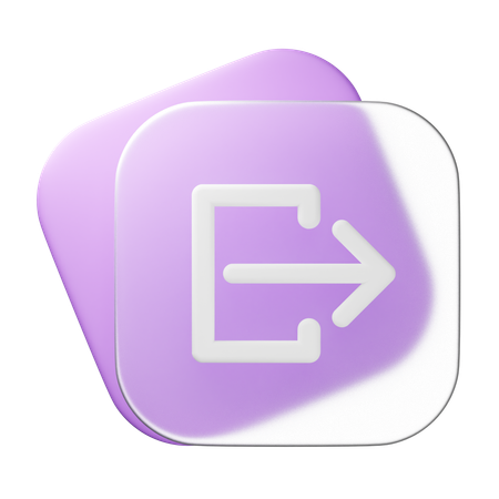 Desconectar  3D Icon