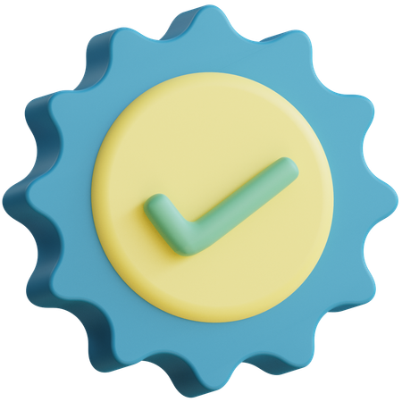 Certificado  3D Icon